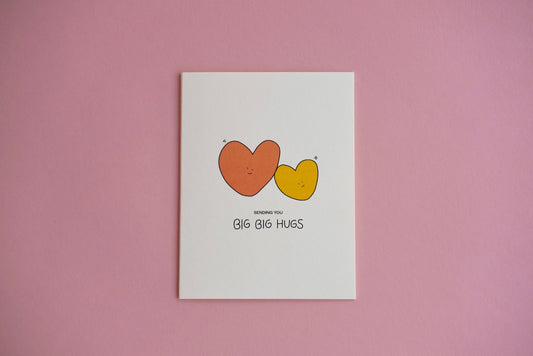 Big Big Hugs Greeting Card